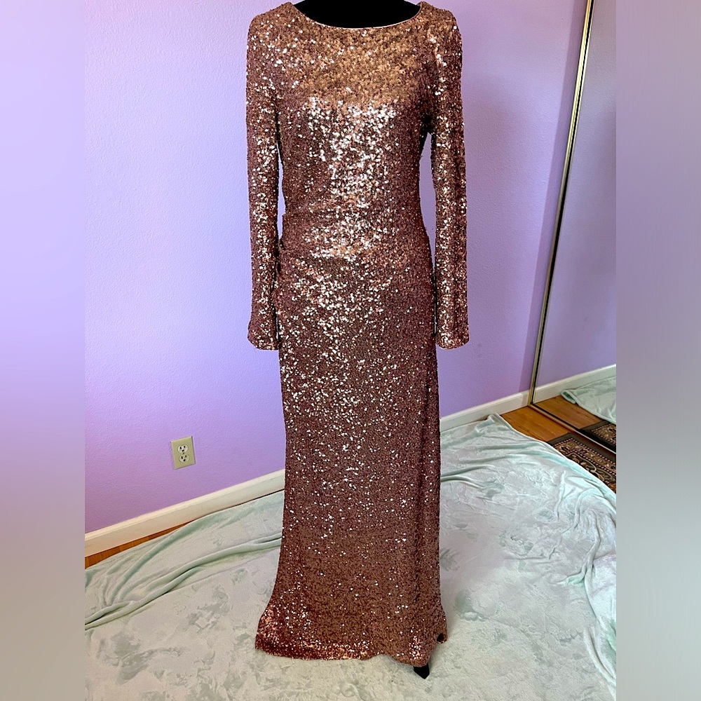 Women size 10 Maxi dress long sleeves